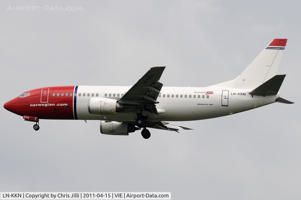 LN-KKN, 1991 Boeing 737-3Y0 C/N 24910, Norwegian