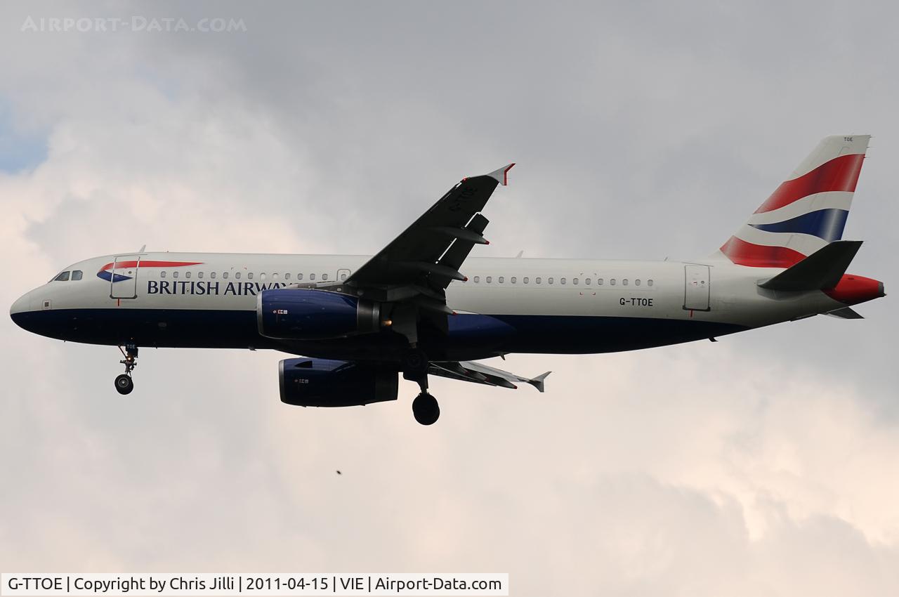 G-TTOE, 2002 Airbus A320-232 C/N 1754, British Airways