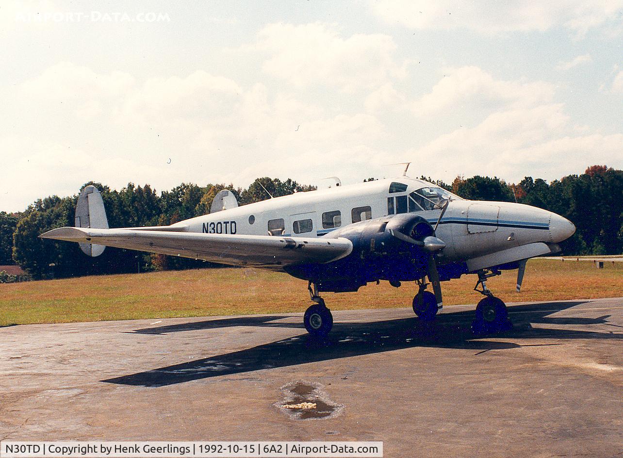 N30TD, 1959 Beech E18S C/N BA-415, Academy Airlines
