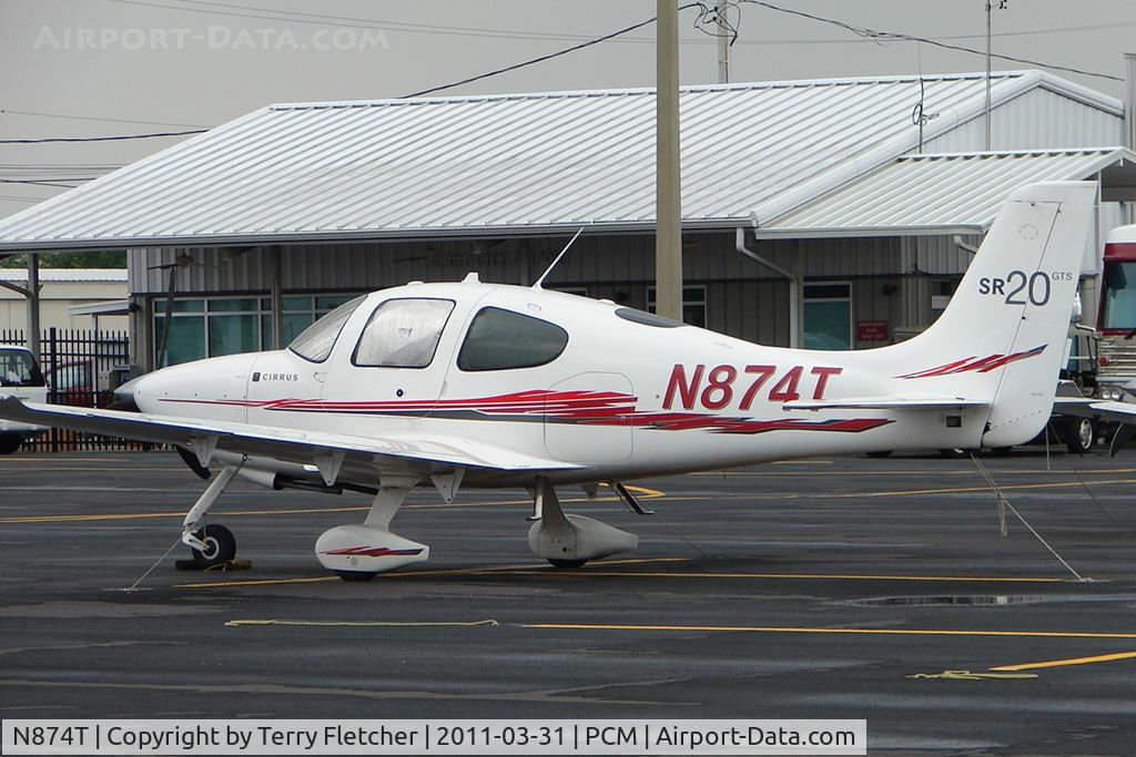 N874T, Cirrus SR20 C/N 2020, Cirrus Design Corp SR20, c/n: 2020