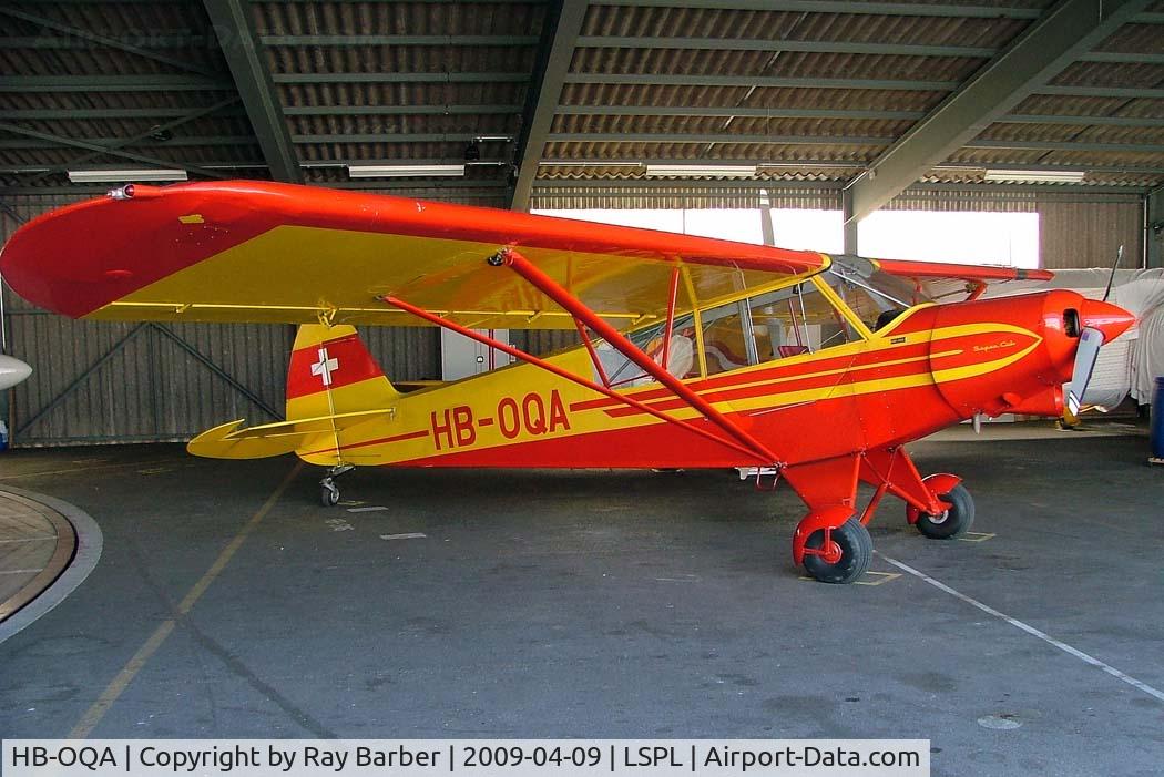 HB-OQA, 1956 Piper L-21BM C/N 18-5375, Piper PA-18-150 Super Cub [18-5375] Langenthal~HB 09/04/2009