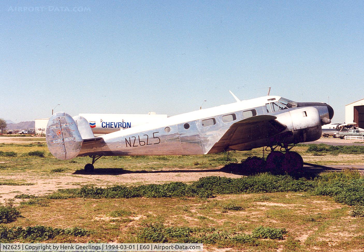 N2625, 1952 Beech C-45H Expeditor C/N AF-601, Skydive Arizona