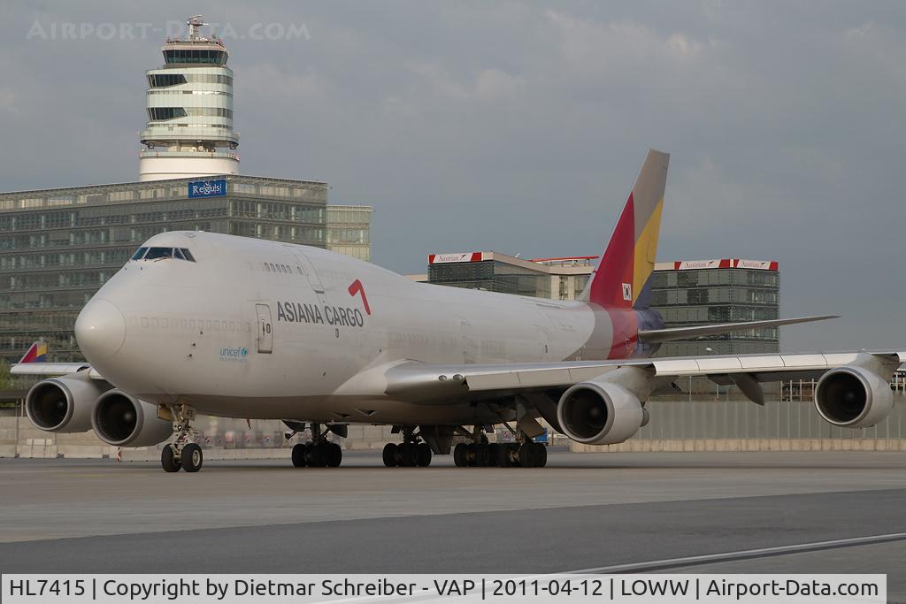 HL7415, 1993 Boeing 747-48EM(BDSF) C/N 25777, Asiana Boeing 747-400