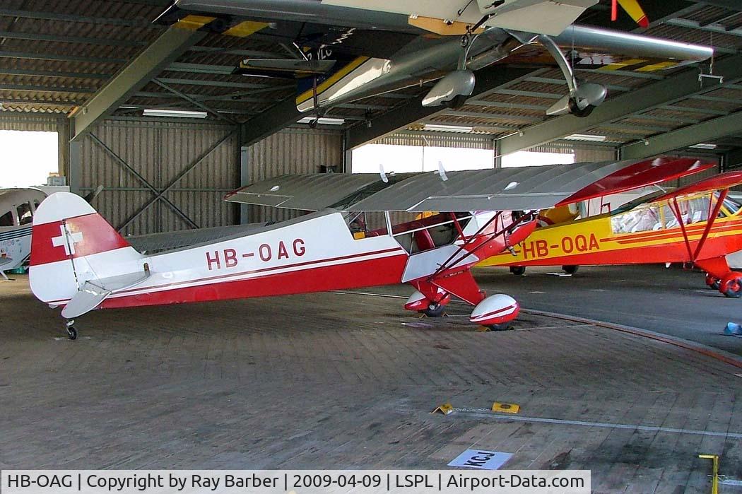 HB-OAG, 1944 Piper L-4J Grasshopper (J3C-65D) C/N 12897, Piper J-3C-100 Cub [12897] Langenthal~HB 09/04/2009