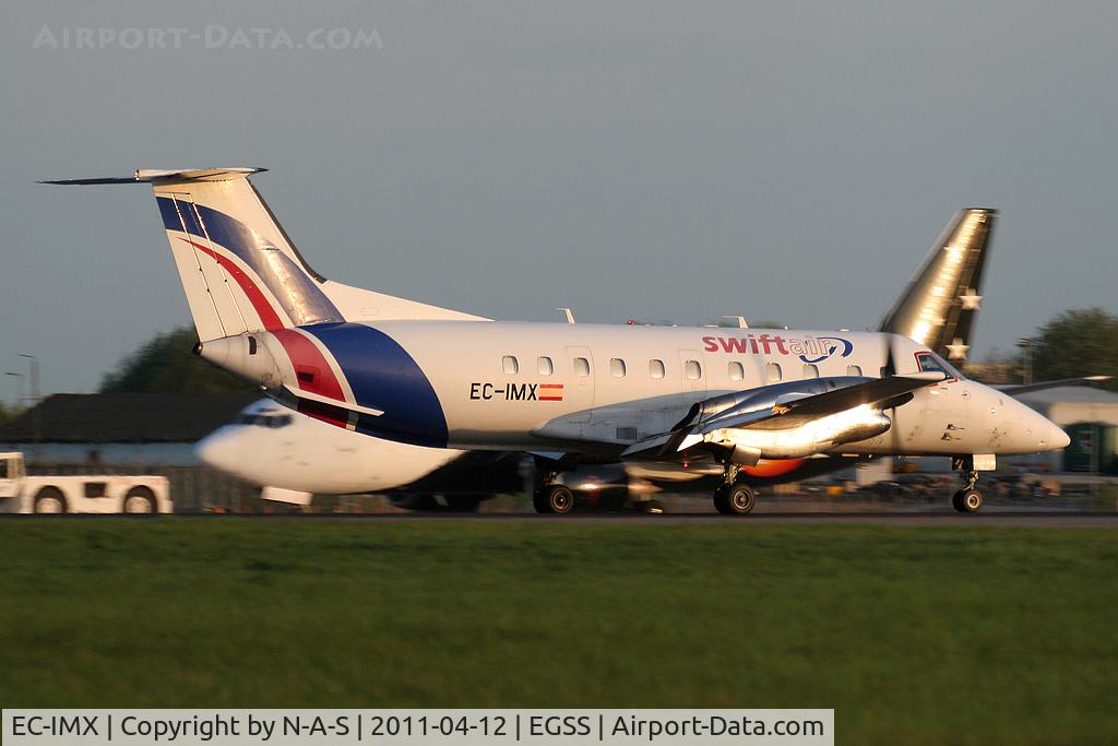 EC-IMX, Embraer EMB-120(ERF) Brasilia C/N 120158, Landing on a FedEx Feeder service