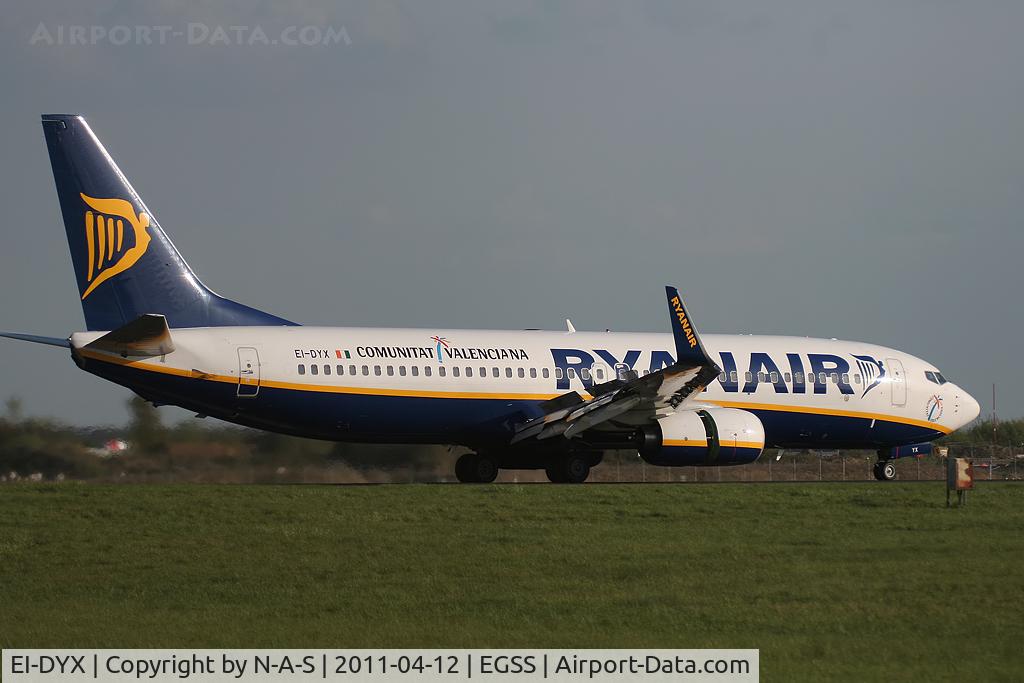EI-DYX, 2008 Boeing 737-8AS C/N 37517, Arriving