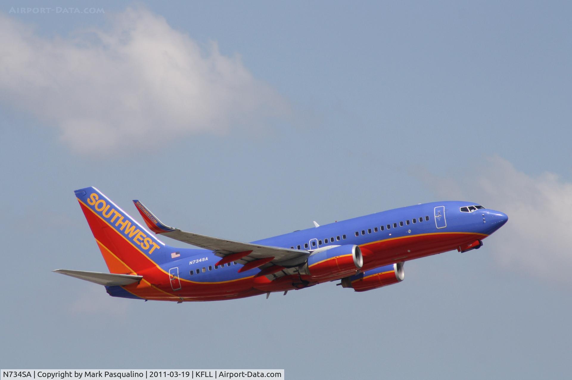N734SA, 1999 Boeing 737-7H4 C/N 27866, Boeing 737-700