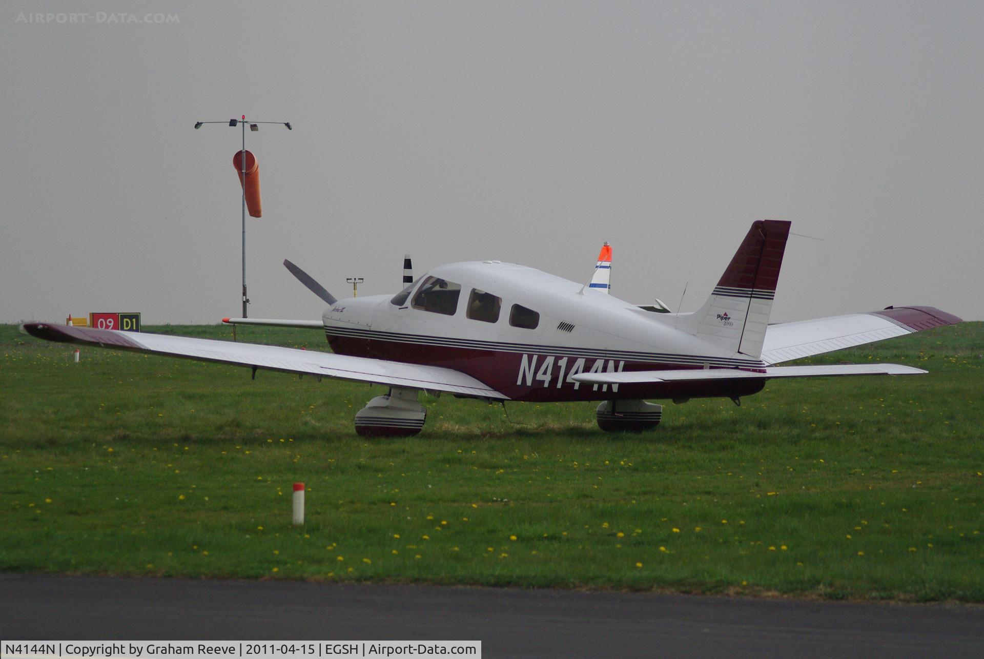 N4144N, 2000 Piper PA-28-181 Cherokee Archer III C/N 2843361, Parked at Norwich.