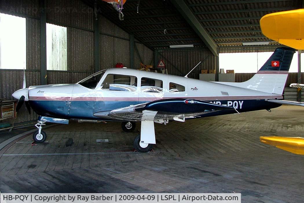 HB-PQY, 2005 Piper PA-28R-201 Cherokee Arrow III C/N 2844120, Piper PA-28R-201 Arrow III [2844120] Langenthal~HB 09/04/2009