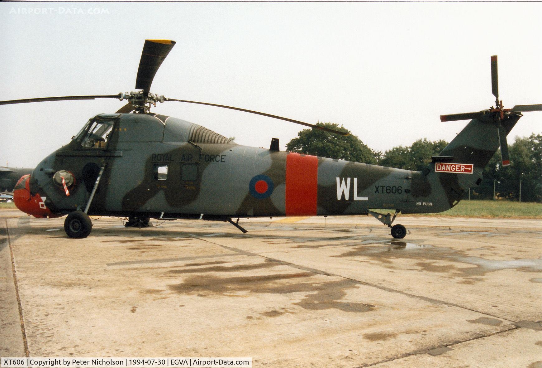 XT606, 1966 Westland Wessex HC.2 C/N WA533, Wessex HC.2 of 2 Flying Training School on display at the 1994 Intnl Air Tattoo at RAF Fairford.