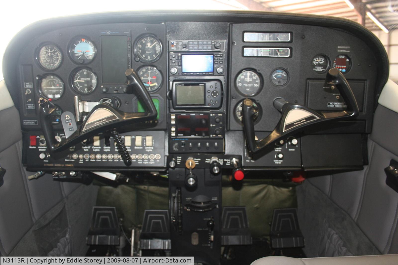 N3113R, 1967 Cessna 182L Skylane C/N 18258513, Panel
