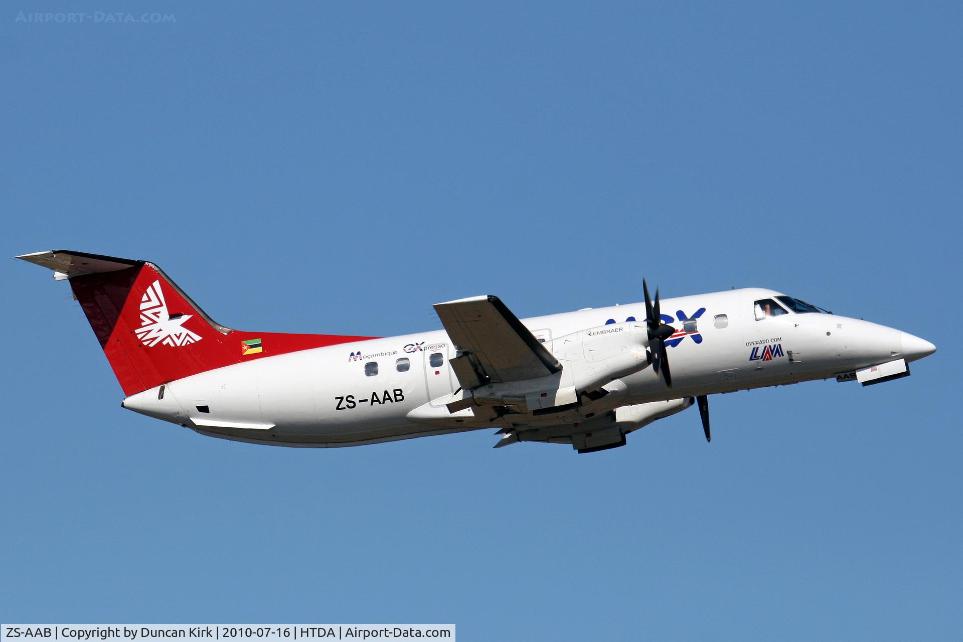 ZS-AAB, Embraer EMB-120 Brasilia C/N 120228, Mocambique Expresso Brasilia
