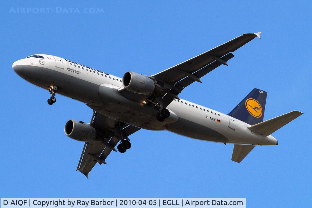 D-AIQF, 1991 Airbus A320-211 C/N 216, Airbus A320-211 [0216] Lufthansa Home~G 05/04/2010