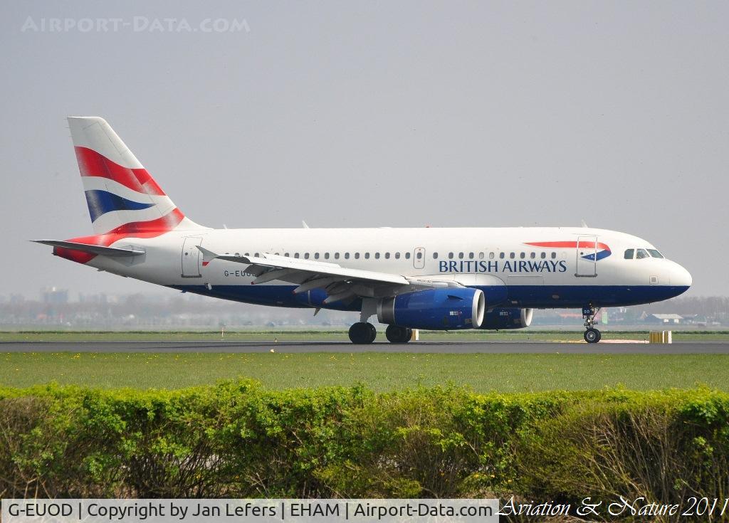 G-EUOD, 2001 Airbus A319-131 C/N 1558, British Airways