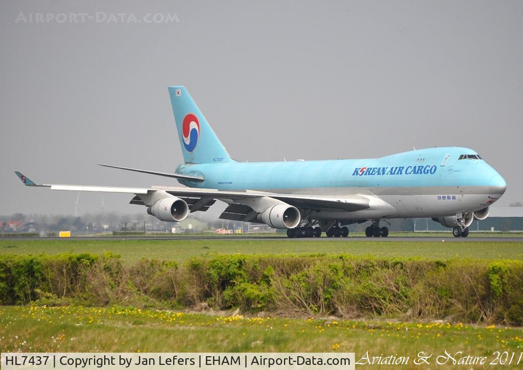HL7437, 2003 Boeing 747-4B5F/SCD C/N 32808, Korean Air Cargo