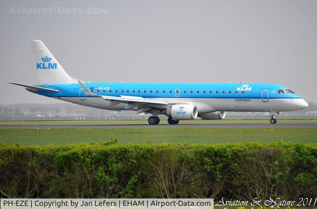 PH-EZE, 2009 Embraer 190LR (ERJ-190-100LR) C/N 19000288, KLM Cityhopper