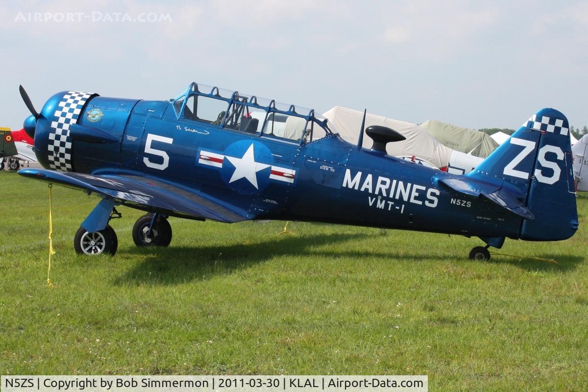 N5ZS, 1951 North American T-6G Texan C/N 168-264, Sun N Fun 2011 - Lakeland, FL