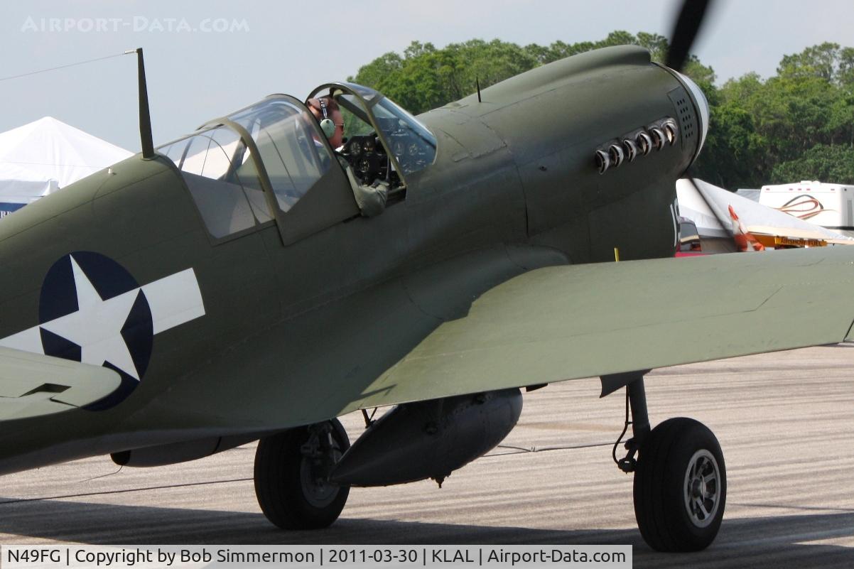 N49FG, 1943 Curtiss P-40N Warhawk C/N 29623, Sun N Fun 2011 - Lakeland, FL