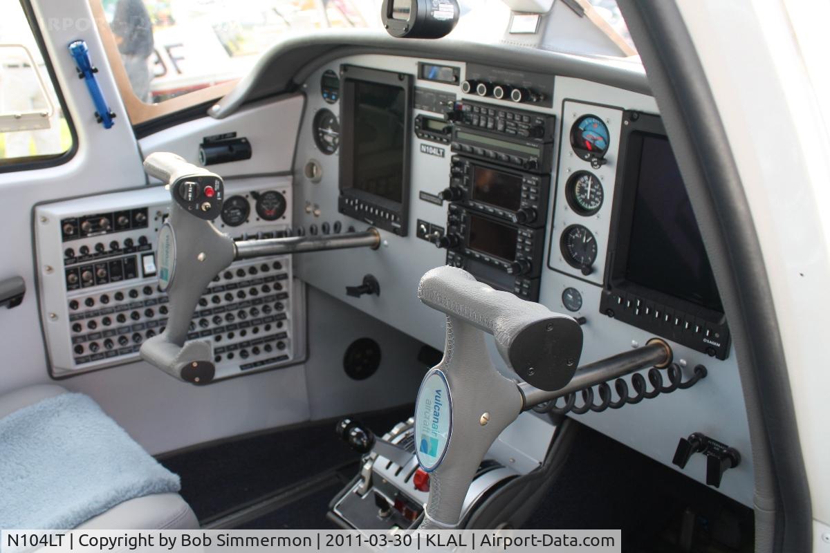 N104LT, Vulcanair P-68C C/N 462/C, On display at Sun N Fun 2011 - Lakeland, FL