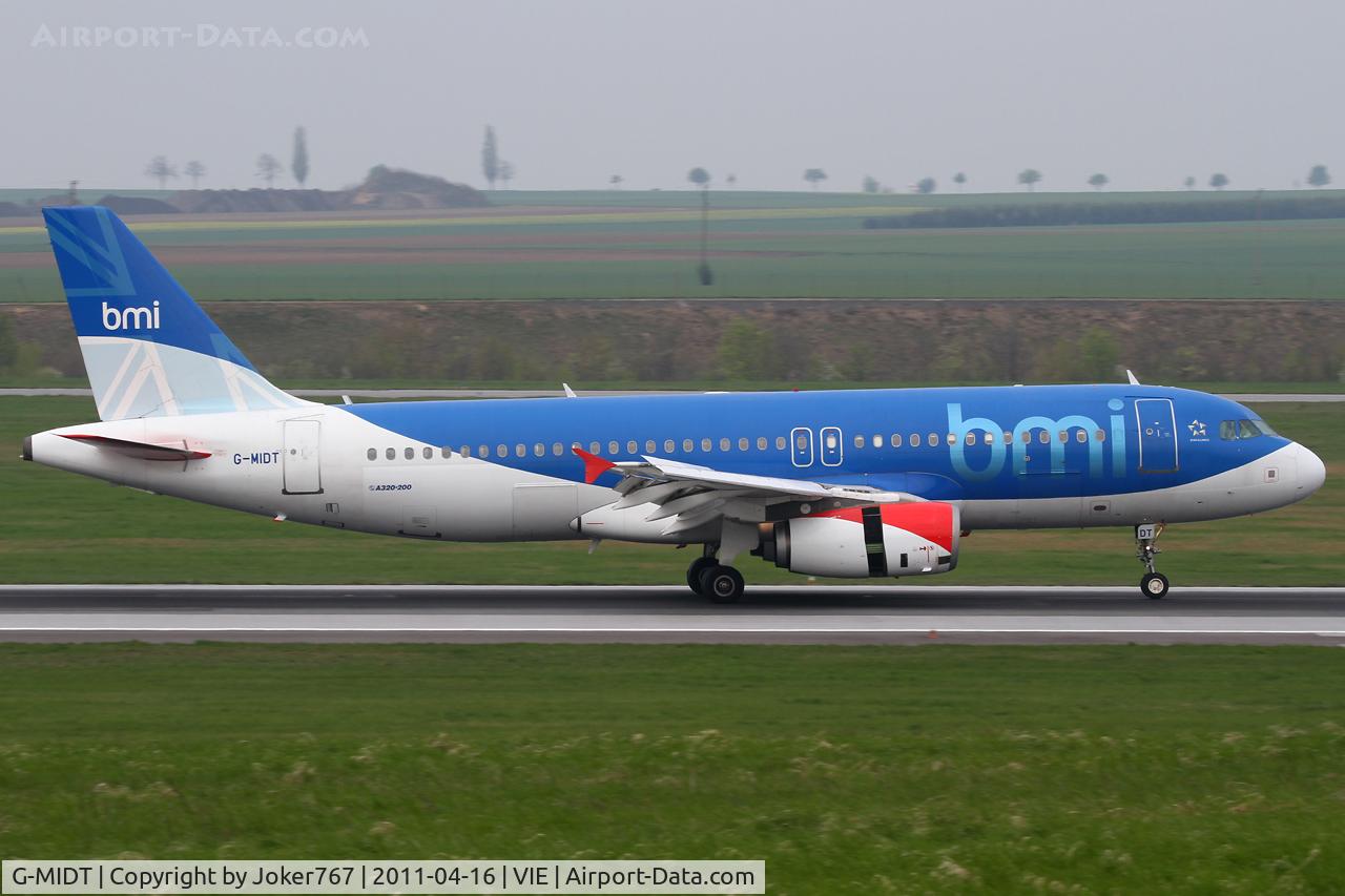 G-MIDT, 2001 Airbus A320-232 C/N 1418, BMI