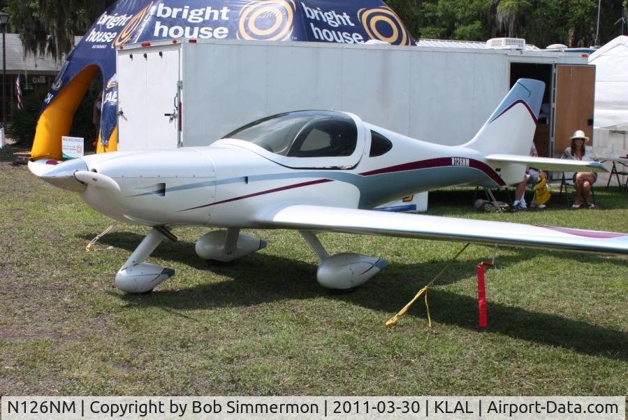 N126NM, 2010 Arion Lightning LS-1 C/N 001987, On display at Sun N Fun 2011 - Lakeland, FL