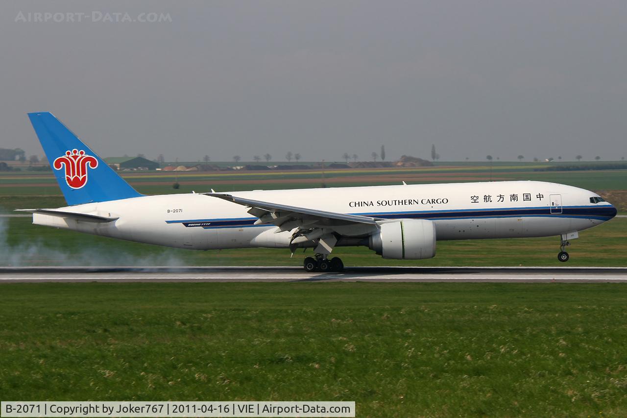 B-2071, 2009 Boeing 777-F1B C/N 37309, China Southern Cargo