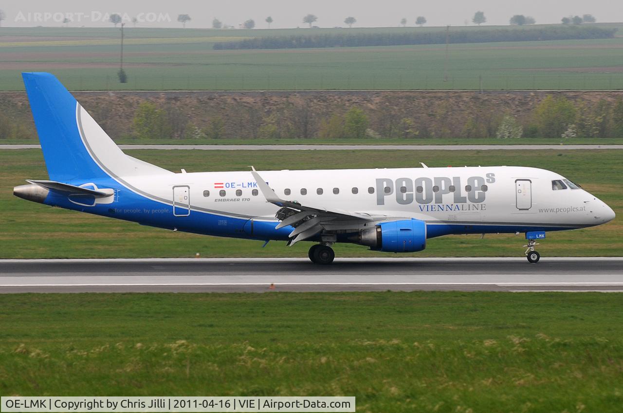 OE-LMK, 2006 Embraer 170LR (ERJ-170-100LR) C/N 17000150, People's Viennaline