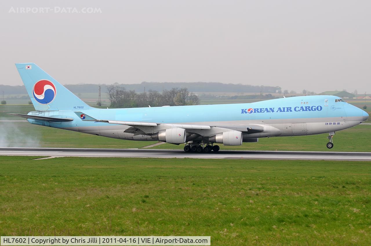 HL7602, 2005 Boeing 747-4B5F/SCD C/N 34301, Korean Air Cargo