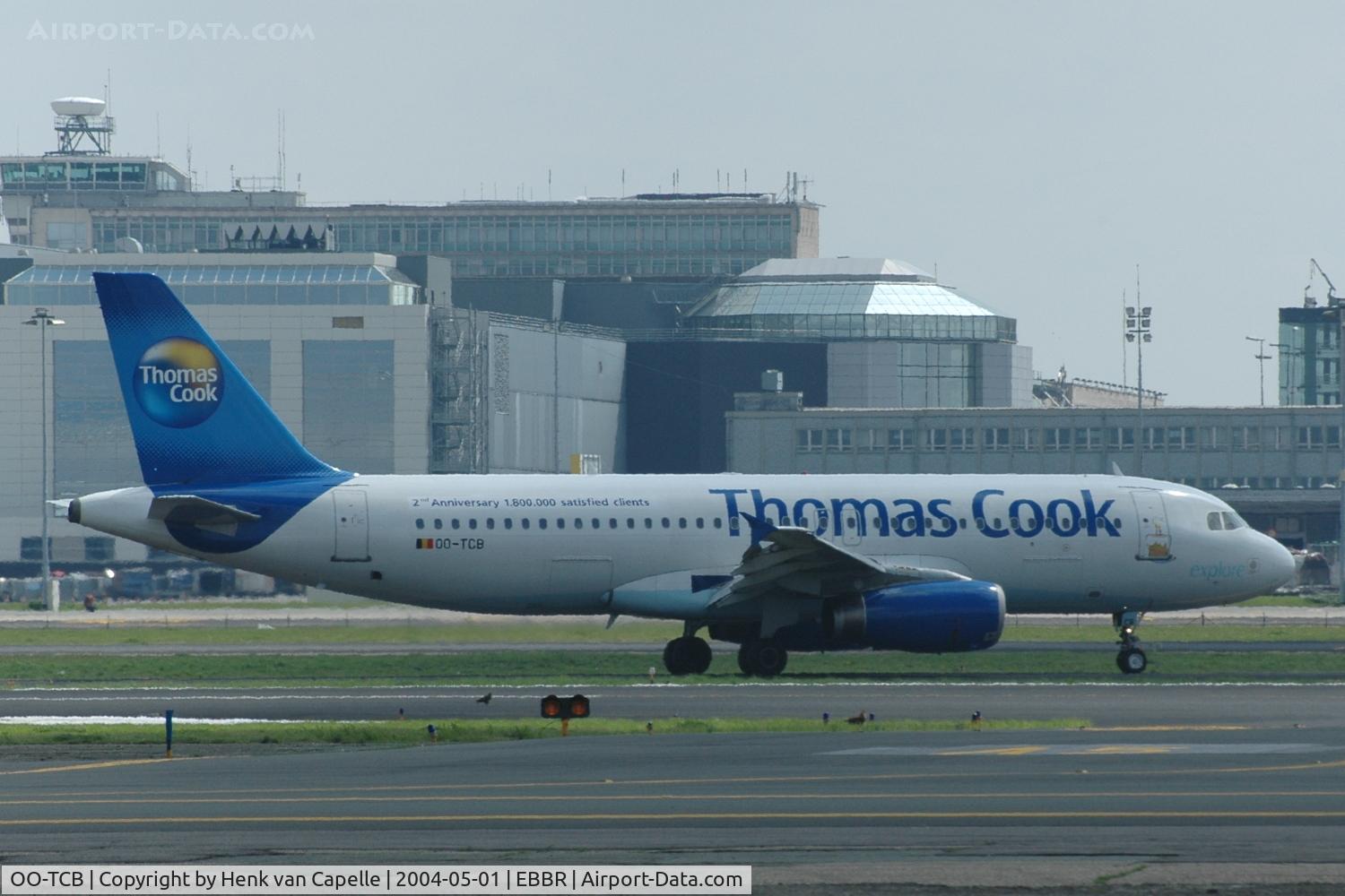 OO-TCB, 1992 Airbus A320-231 C/N 357, Thomas Cook Airlines A320 at Brussels airport.