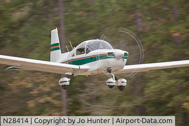 N28414, 1977 Grumman American AA-5B Tiger C/N AA5B0599, Reklaw flyin