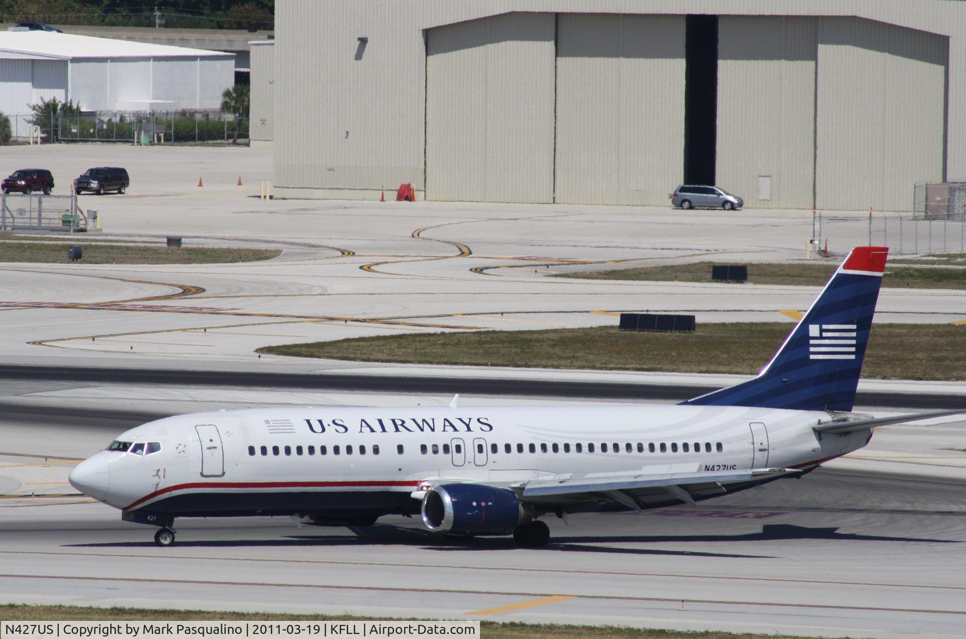 N427US, 1989 Boeing 737-4B7 C/N 24549, Boeing 737-400