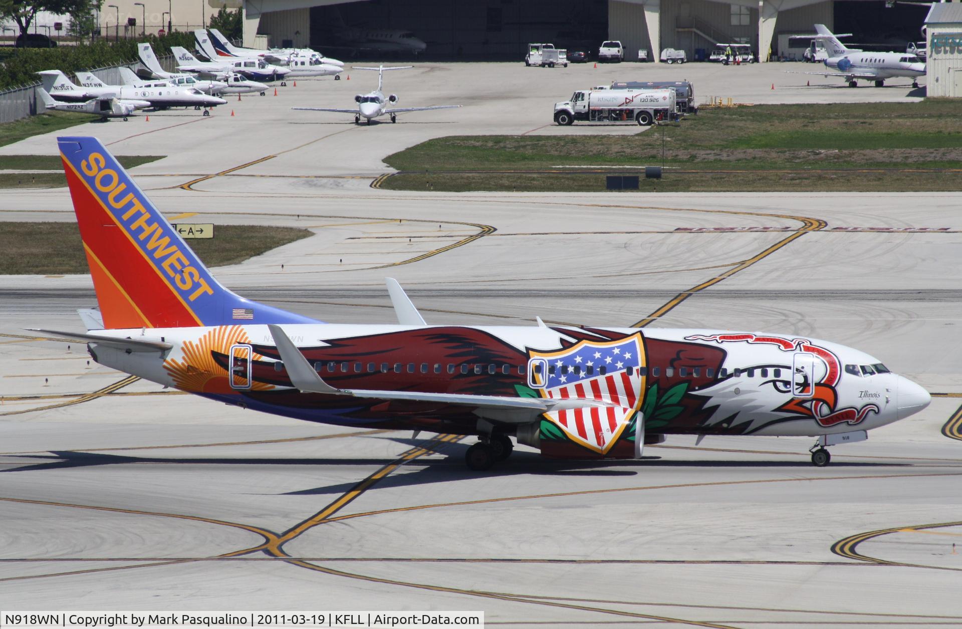 N918WN, 2008 Boeing 737-7H4 C/N 29843, Boeing 737-700