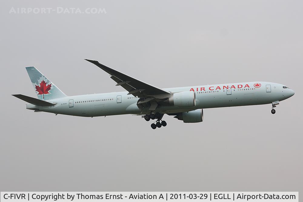 C-FIVR, 2008 Boeing 777-333/ER C/N 35241, finals 09L