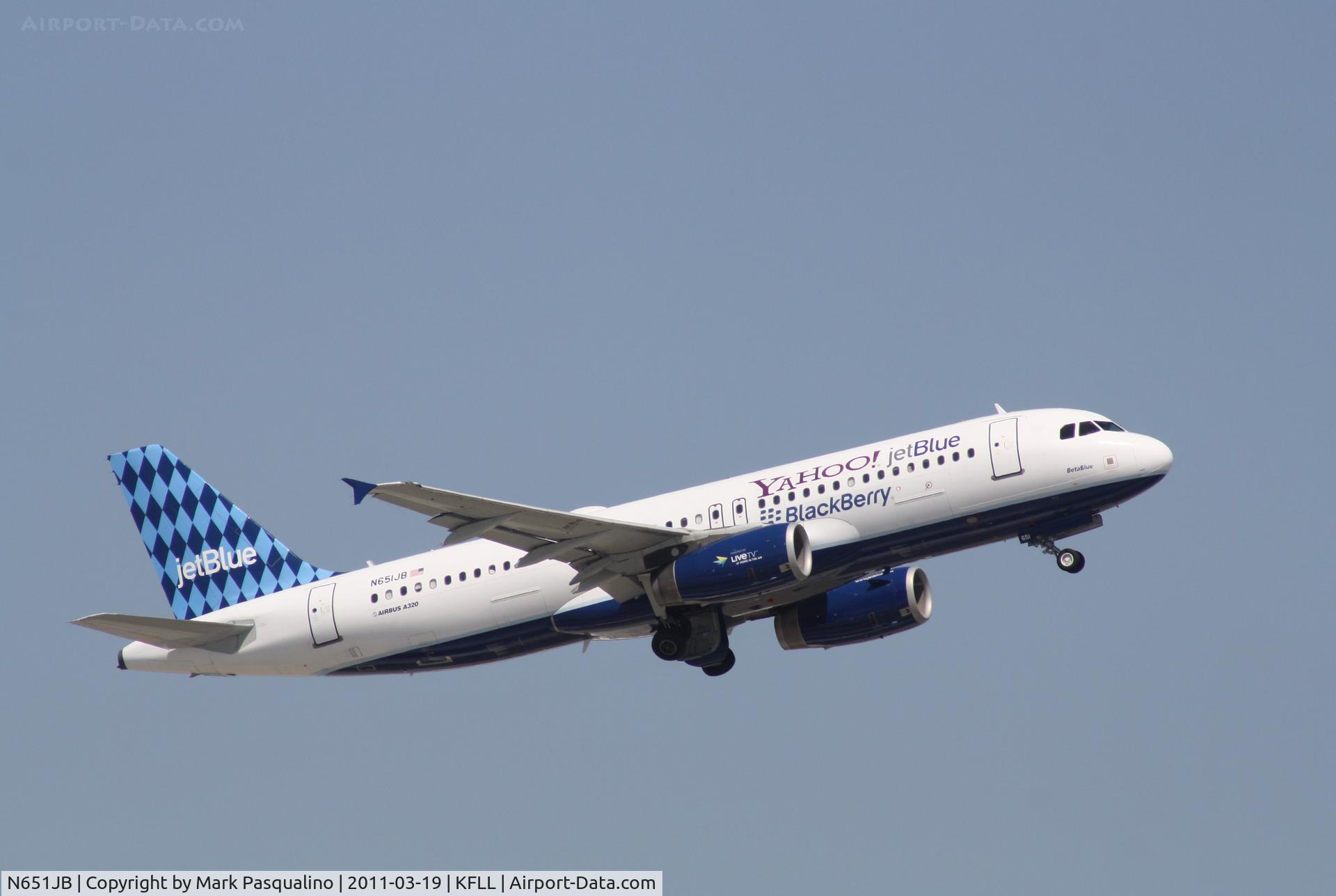 N651JB, 2007 Airbus A320-232 C/N 2992, Airbus A320