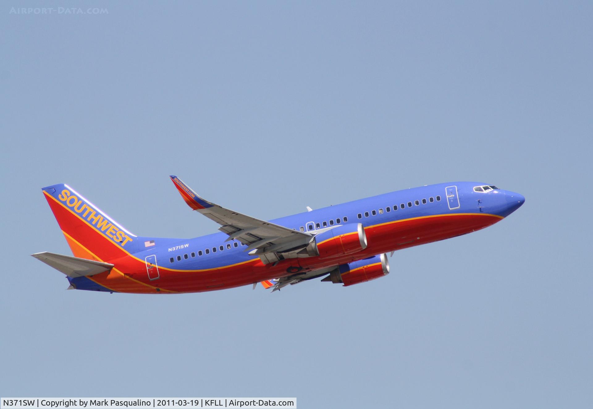 N371SW, 1993 Boeing 737-3H4 C/N 26598, Boeing 737-300