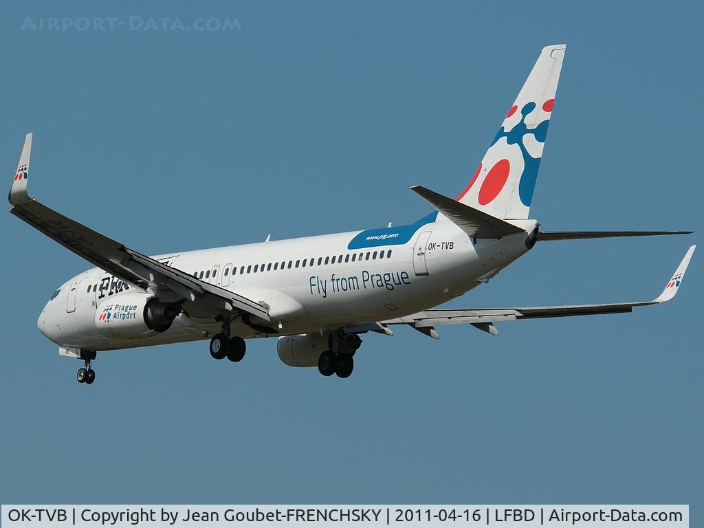 OK-TVB, 2001 Boeing 737-8CX C/N 32362, landing 23