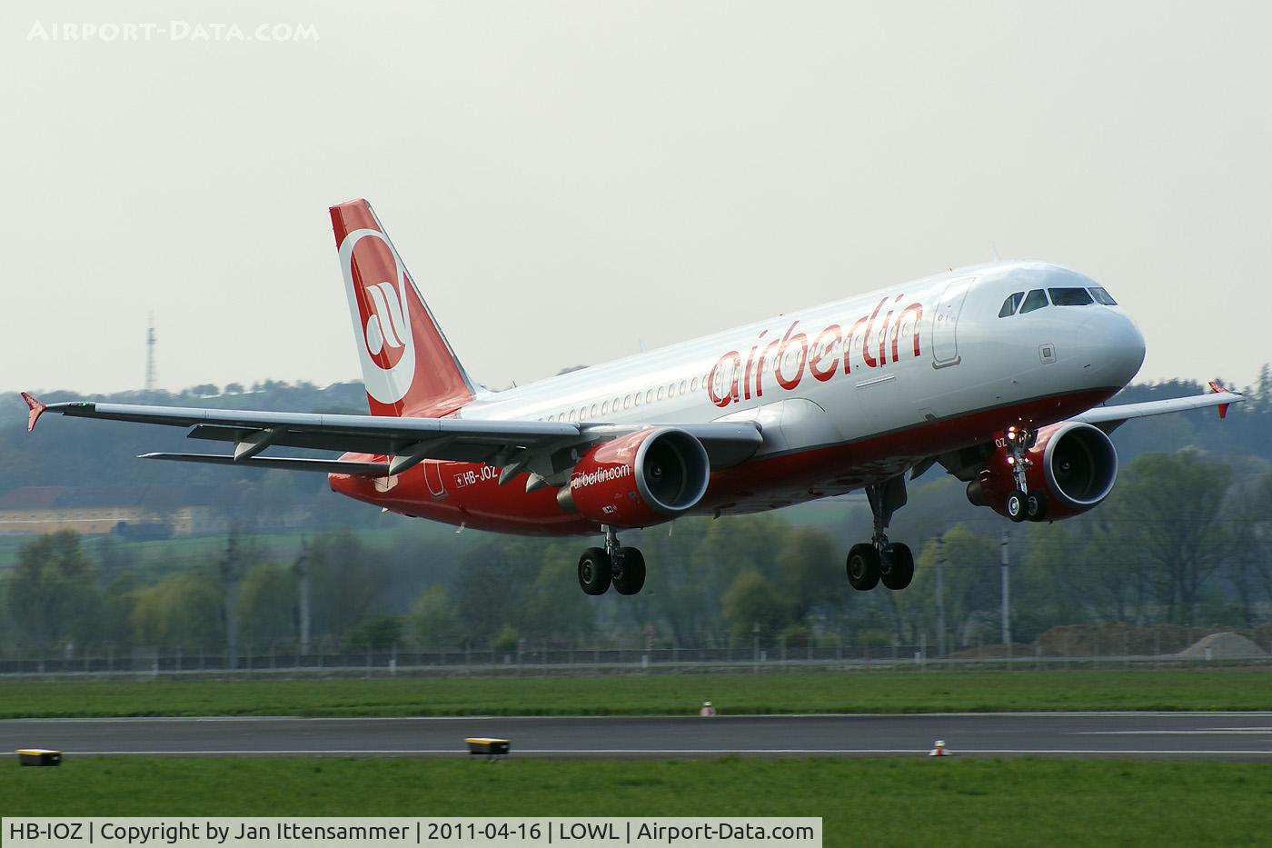 HB-IOZ, 2010 Airbus A320-214 C/N 4294, HB-JOZ @ LOWL