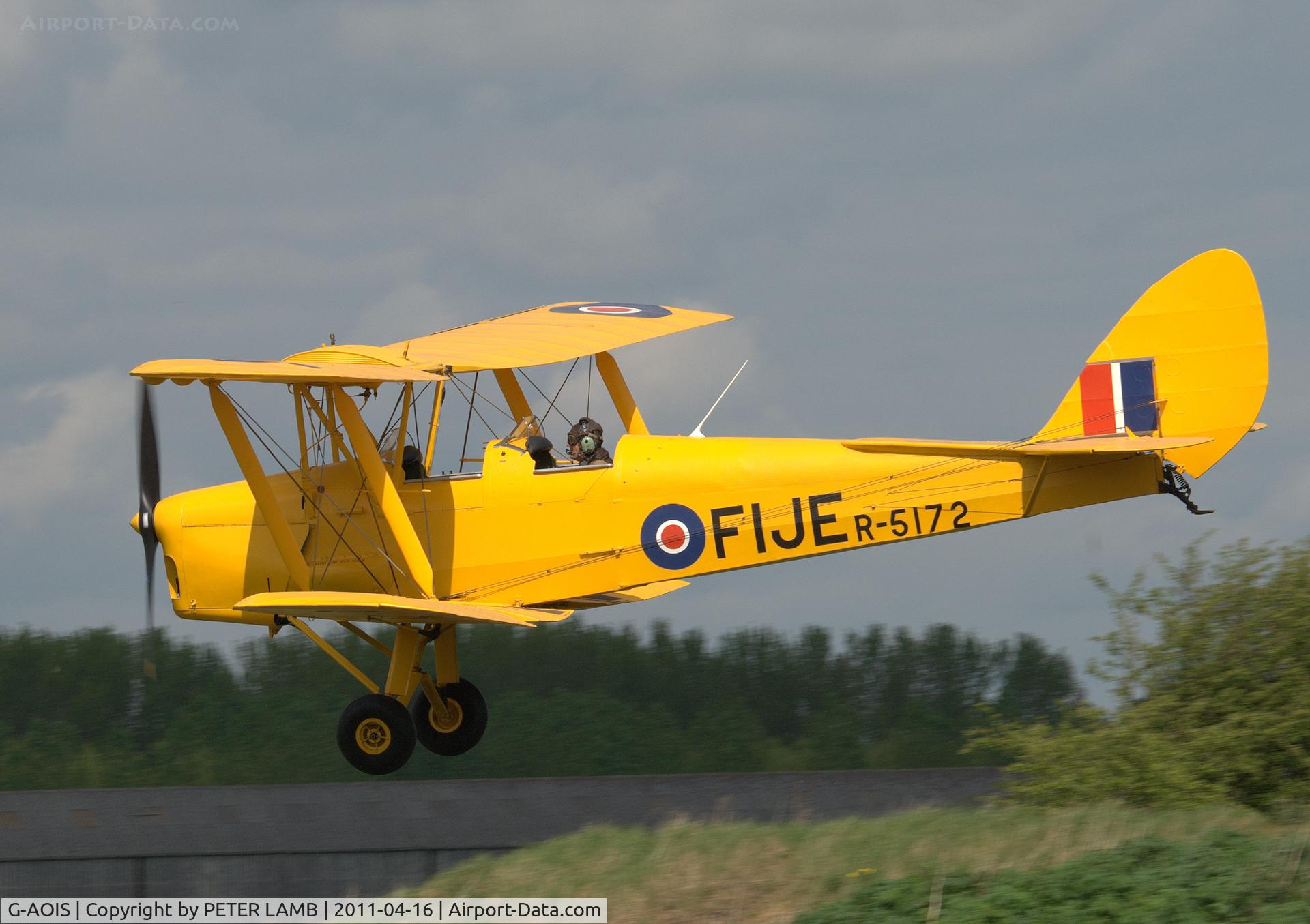 G-AOIS, 1939 De Havilland DH-82A Tiger Moth II C/N 83034, PHOTO TAKEN BREIGHTON E.YORKS U.K.