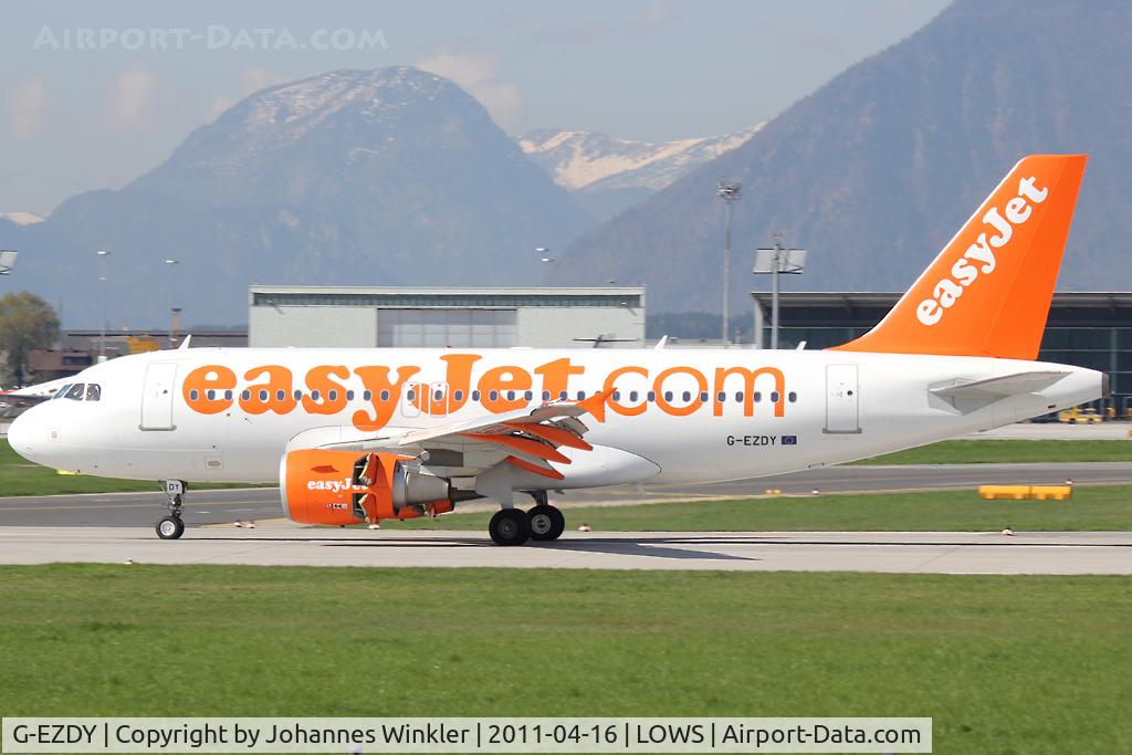 G-EZDY, 2008 Airbus A319-111 C/N 3763, easyJet A319