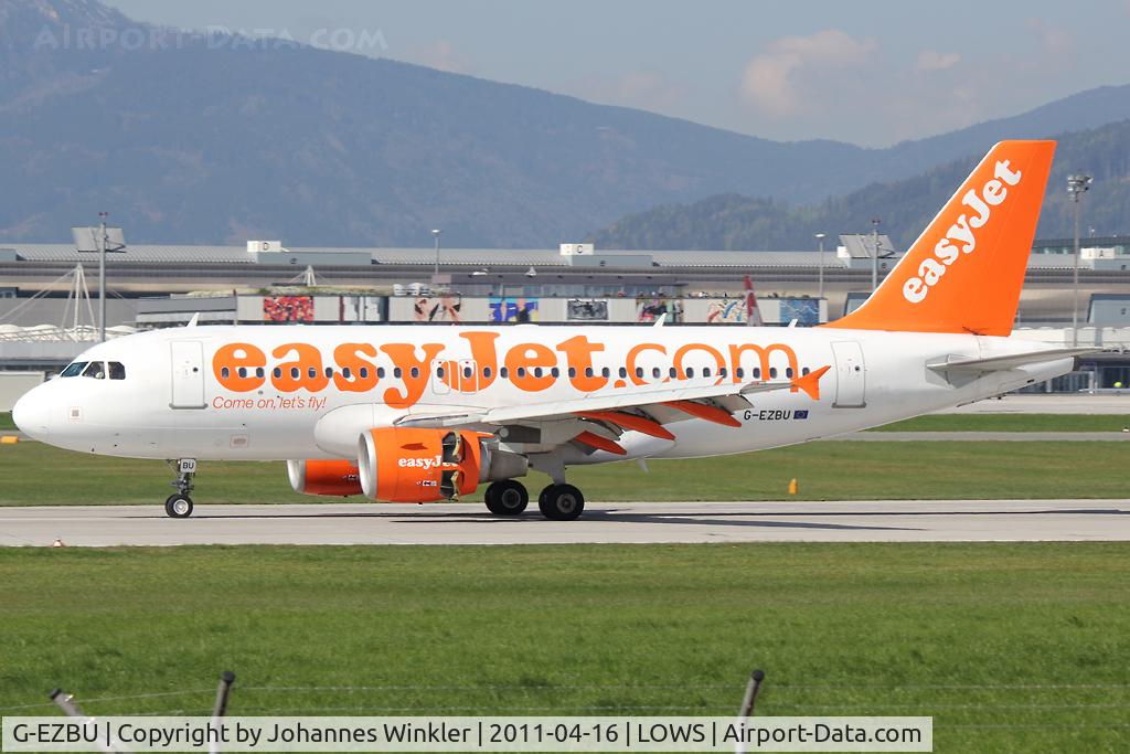 G-EZBU, 2007 Airbus A319-111 C/N 3118, easyJet A319