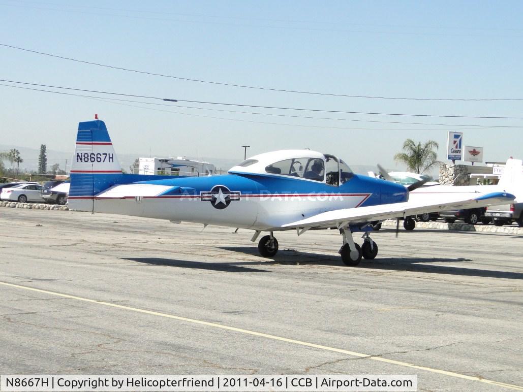 N8667H, 1947 North American Navion C/N NAV-4-667, Parking for display