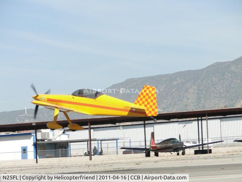 N25FL, Laforge Fred FS-1 C/N 0001, Airbourne and westbound from runway 24