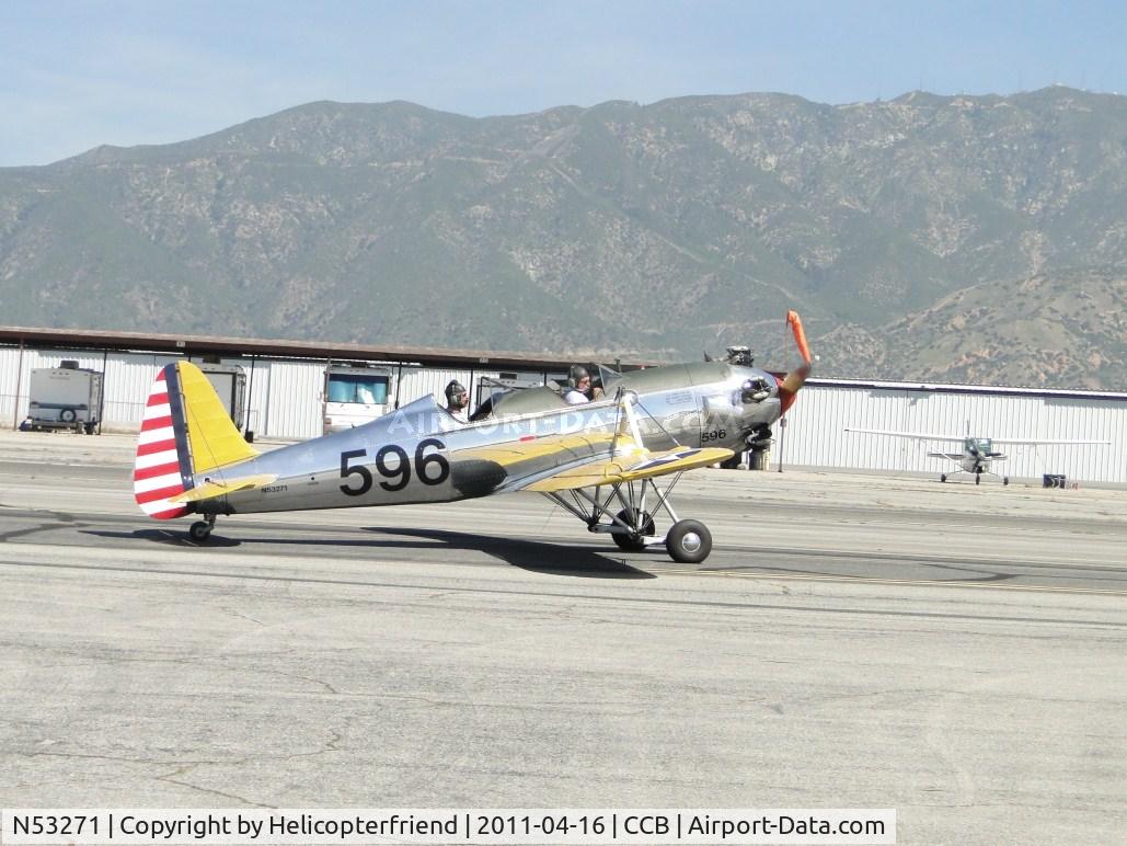 N53271, 1941 Ryan Aeronautical ST3KR C/N 1625, Taxiing to runway 24