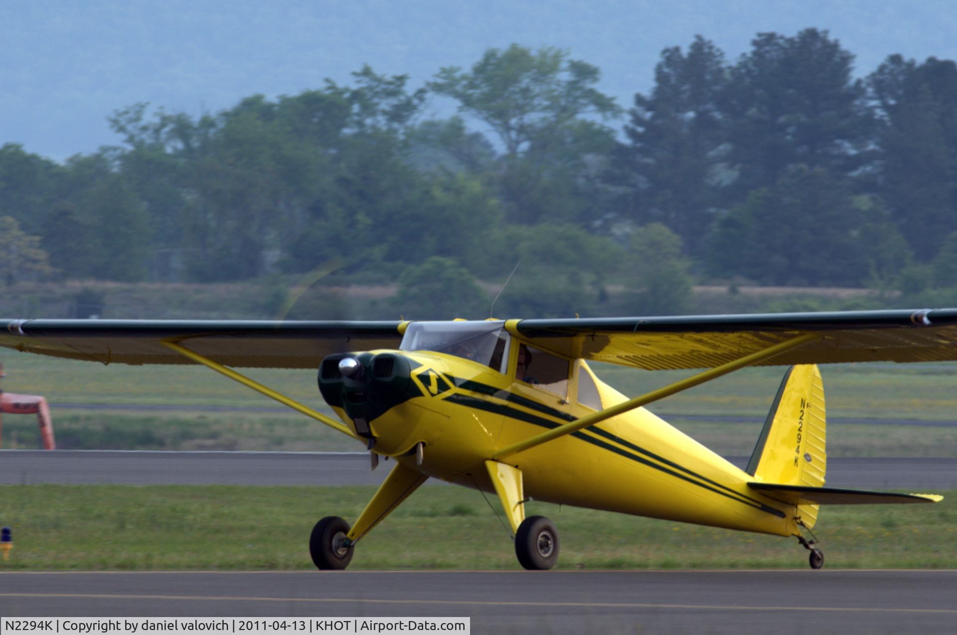N2294K, 1947 Luscombe 8E Silvaire C/N 5021, n2294K taxi @ khot