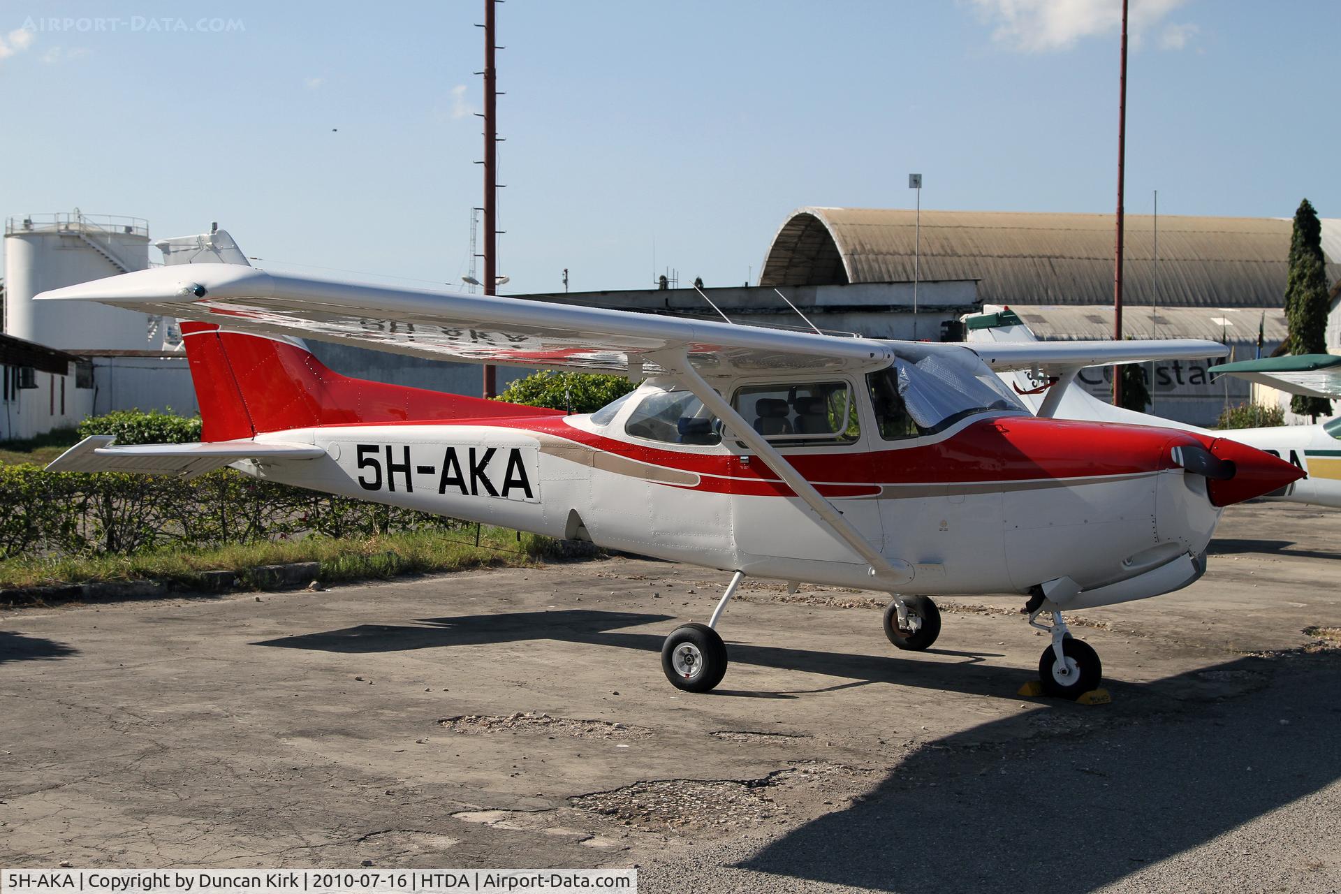 5H-AKA, 1981 Cessna 172RG Cutlass RG C/N 172RG0820, Parked on the GA ramp