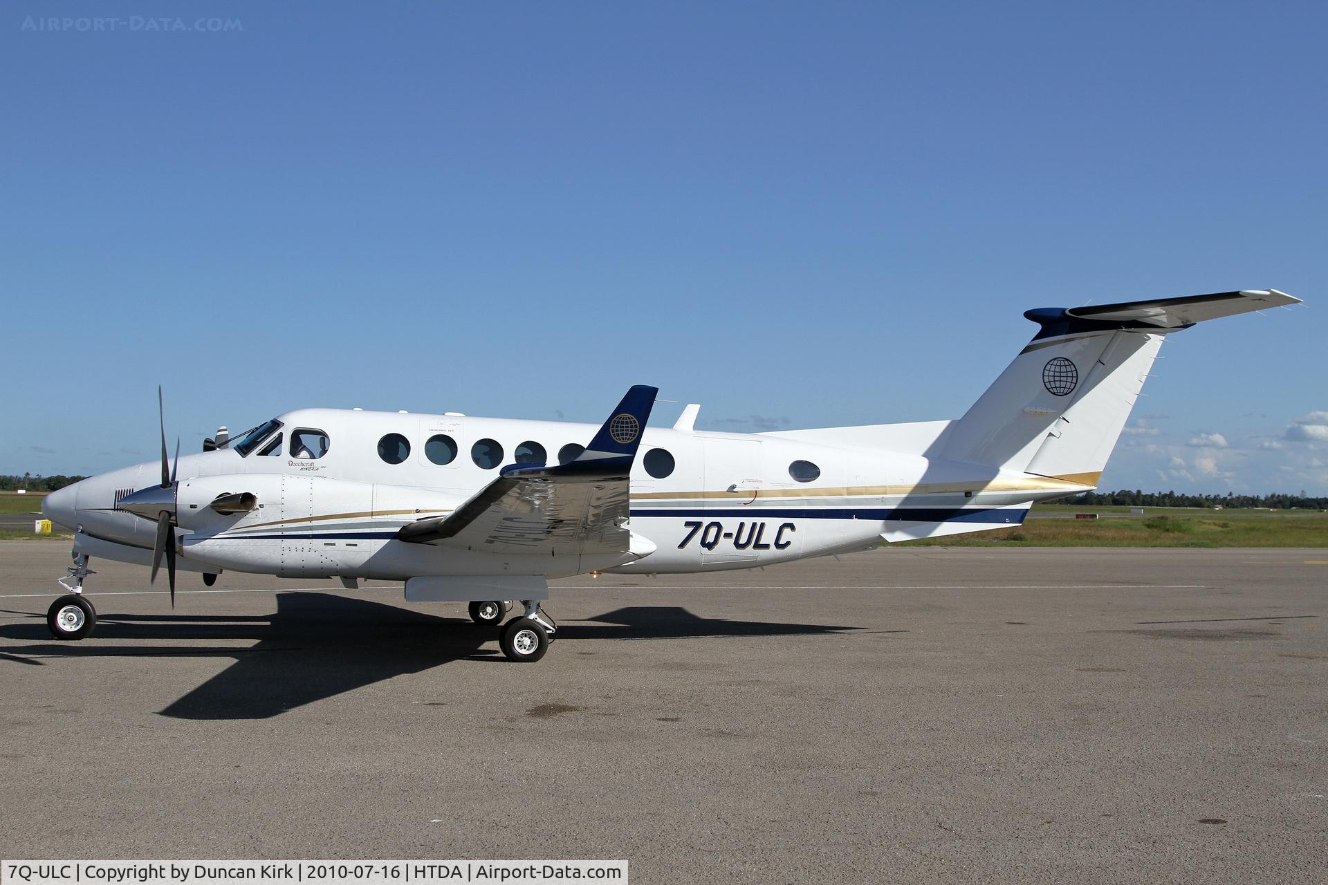 7Q-ULC, Hawker Beechcraft 350 King Air (B300) C/N FL-595, Ramp shot
