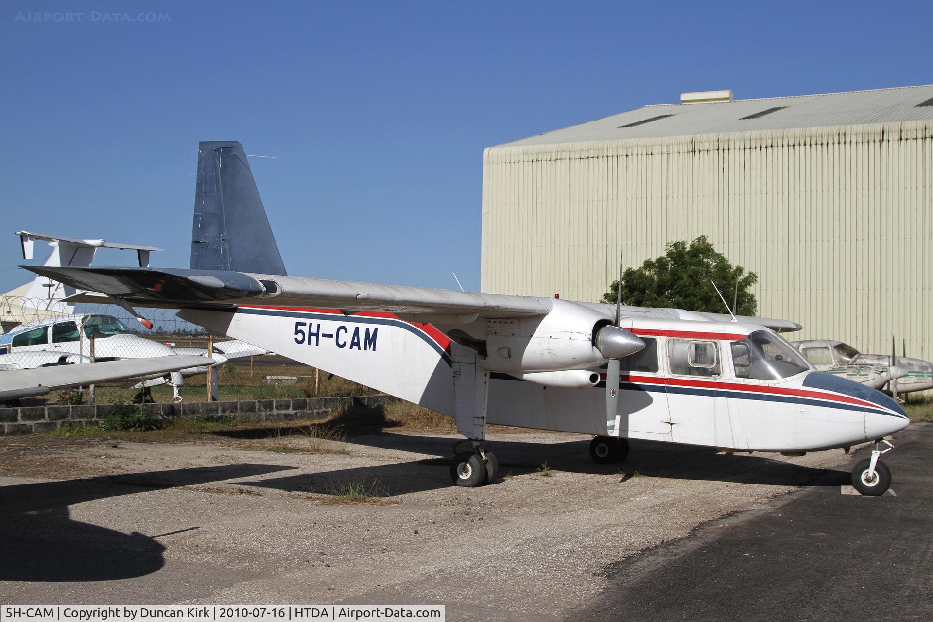 5H-CAM, 1970 Britten-Norman BN-2A Islander C/N 619, Looking a little dusty!