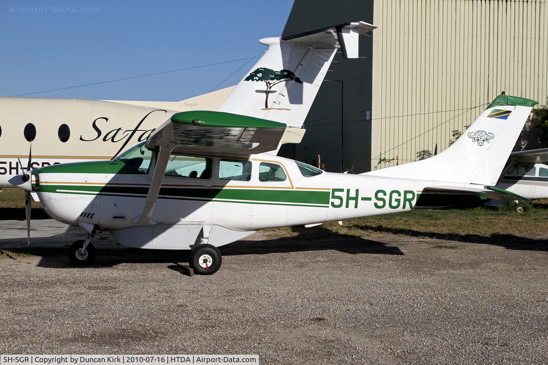 5H-SGR, Cessna U206G Stationair C/N U206-05837, Dig the buffalo!