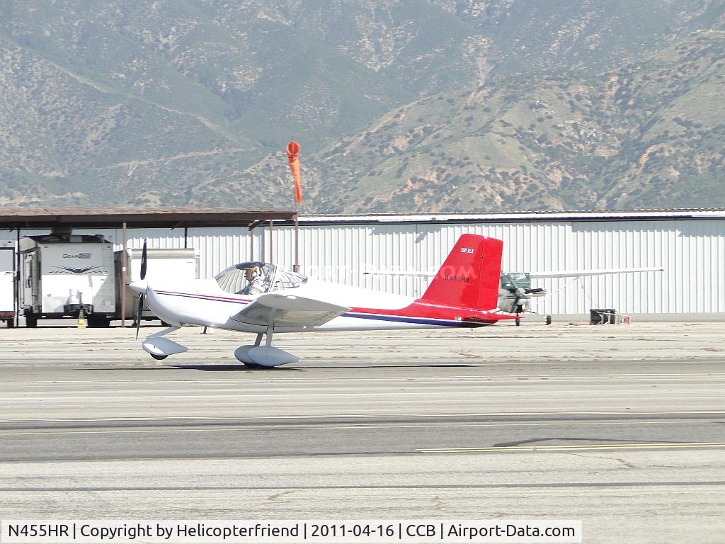 N455HR, Vans RV-12 C/N 120341, Lifting off westbound from runway 24