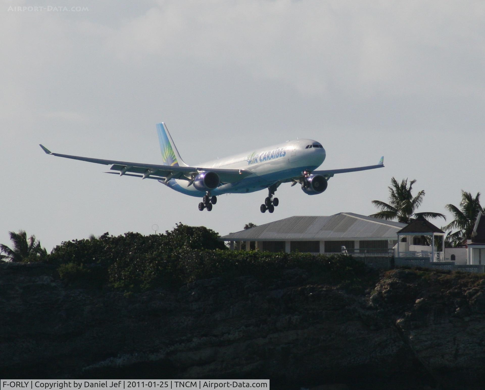 F-ORLY, 2006 Airbus A330-323X C/N 758, Air Caraibes landing at TNCM